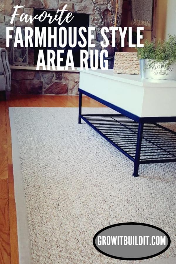 Favorite Rug to Add Texture to a Farmhouse Style Room – GrowIt BuildIT