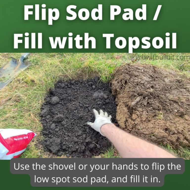 Fix Low Spots & Ruts In Your Lawn Quickly and Permanently GrowIt BuildIT