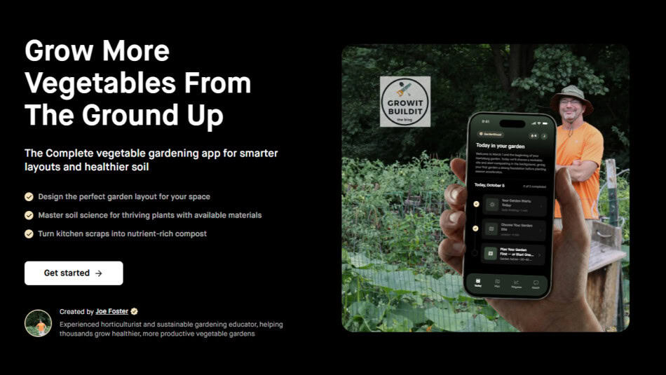 vegetable gardening app