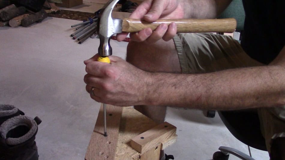 hammer screwdriver seized screw